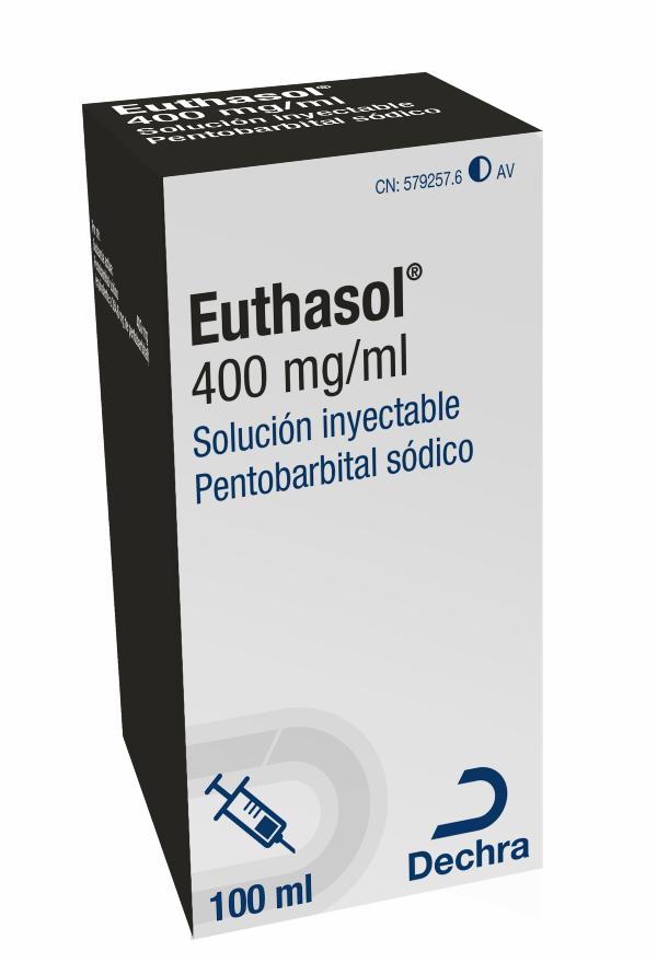 Euthasol 400 mg/ml solución inyectable